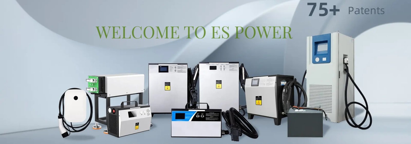 ES power sulution,energy storage solutions,forklift charger,lithium battery charger